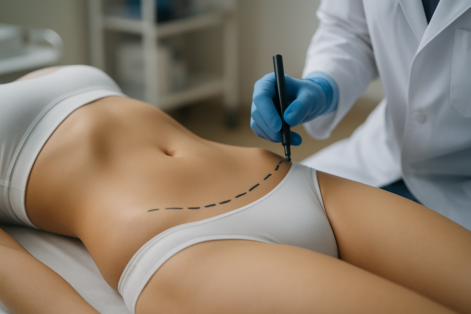 Professionelle Bauchstraffung in moderner türkischer Klinik